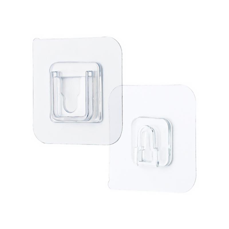 Ganchos adhesivos de doble cara para un almacenamiento sin perforaciones