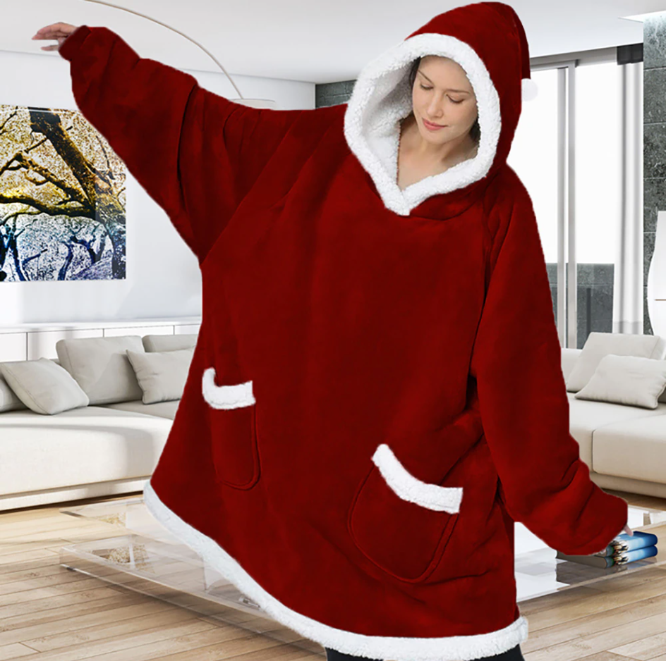 Obrovský plaidový sveter ultra pohodlný na úplný relax